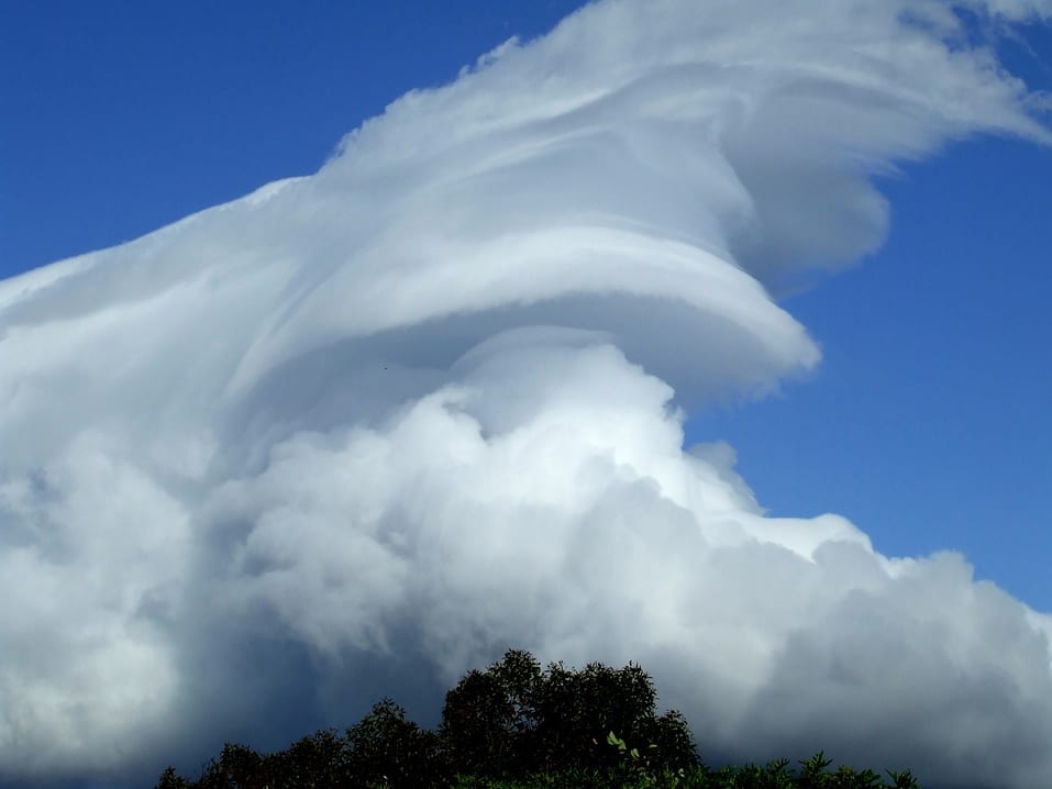 A Cap cloud over Lions Head, Cape Town, South Africa.