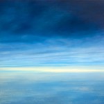 Unseen Horizon, acrylic on canvas, 90" x 117" © Lisa Grossman, Lawrence, Kansas, USA