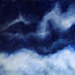 Storm Series August 7, 2008 11.39 var. 3, acrylic on canvas, 16 x 20 inches, © Suzan Scott in Cheshire, CT, US