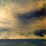 Sepia Sea, oil on canvas, 8 x10 , © Christopher Volpe, Newmarket, New Hampshire, USA