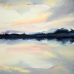 Dusk, oil on canvas © Susan Peacock in the UK