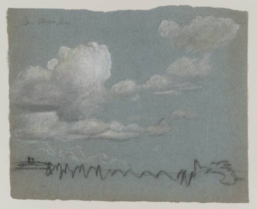 Landscape with Billowing Clouds - Thomas Kerrich