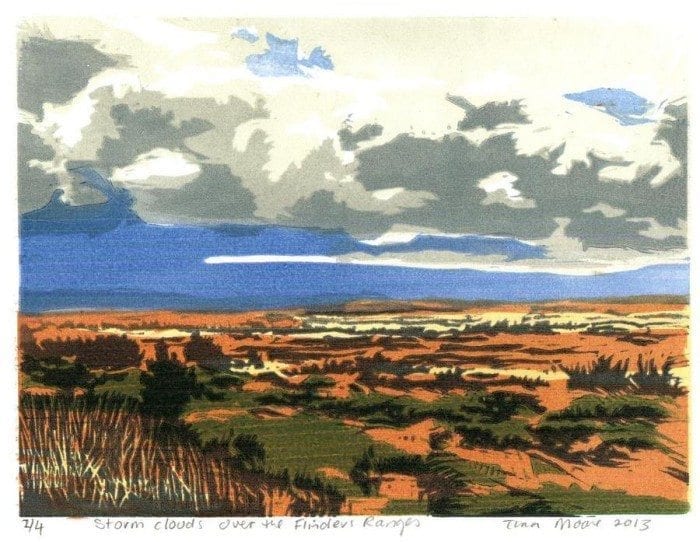 Storm clouds over the Flinders Ranges © Tina Moore