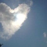 Heart Shaped Cloud Over North Devon