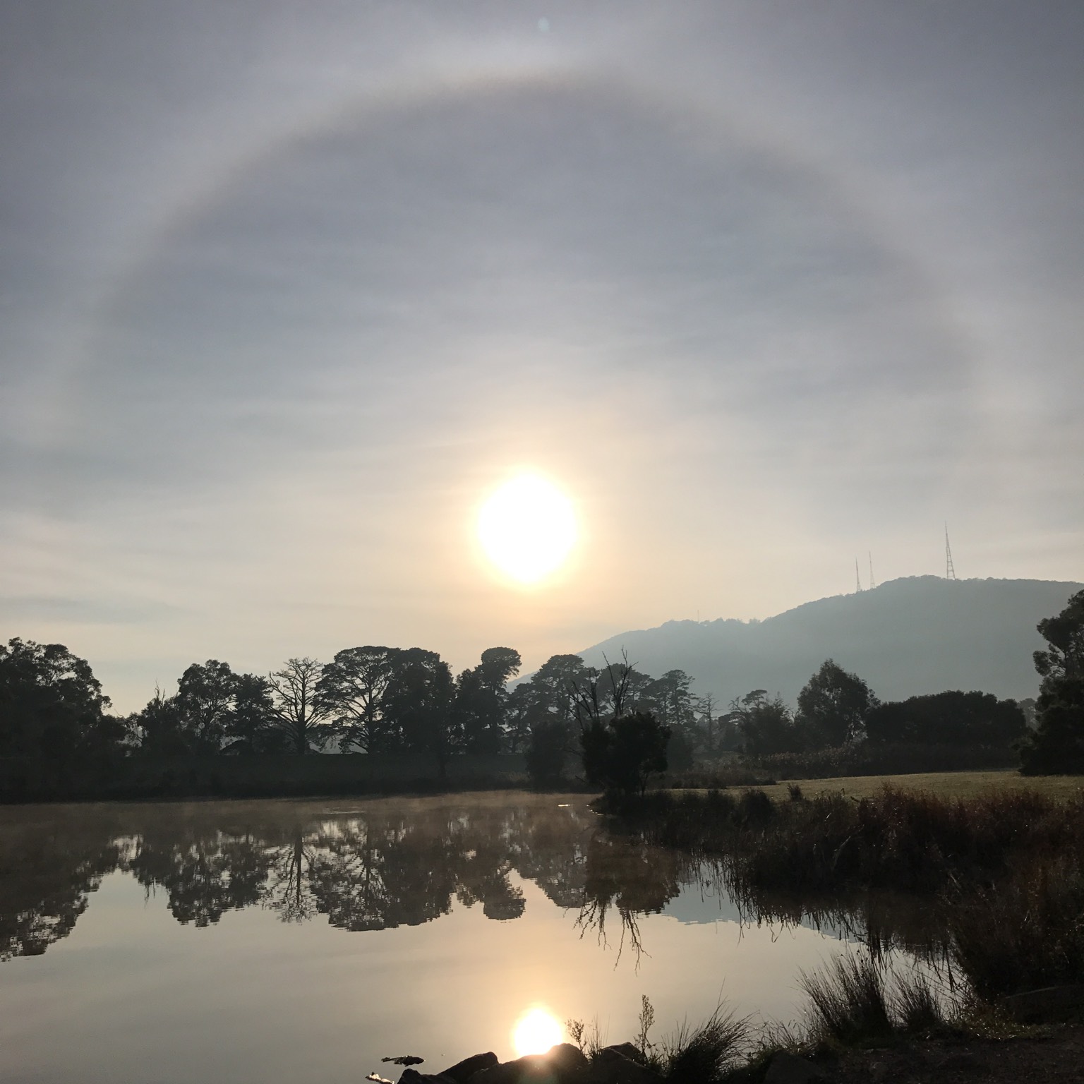 What causes the halo around the sun? - Quora