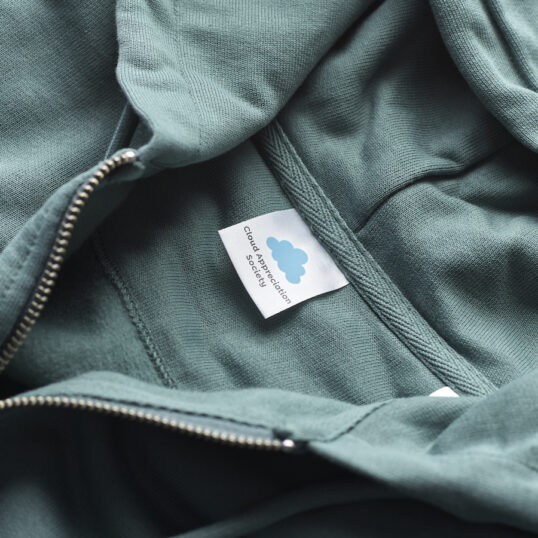 CAS Hoody in Green Bay with Pale Green Logo - Image 7
