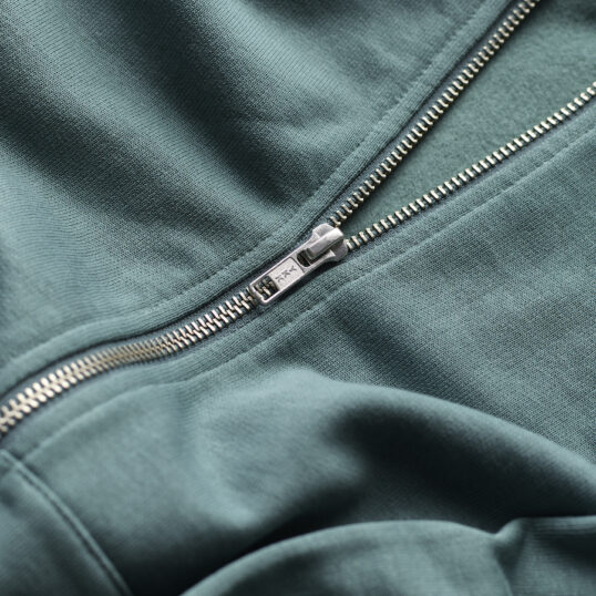 CAS Hoody in Green Bay with Pale Green Logo - Image 4