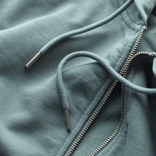 CAS Hoody in Green Bay with Pale Green Logo - Image 3