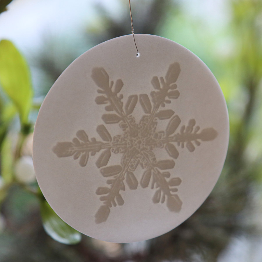 Porcelain Snow Crystal No. 25
