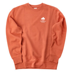 CAS Sweatshirt in Heritage Brown With Dove White Logo