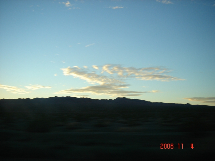 Sunset Cloud like an American Eagle over Neveda